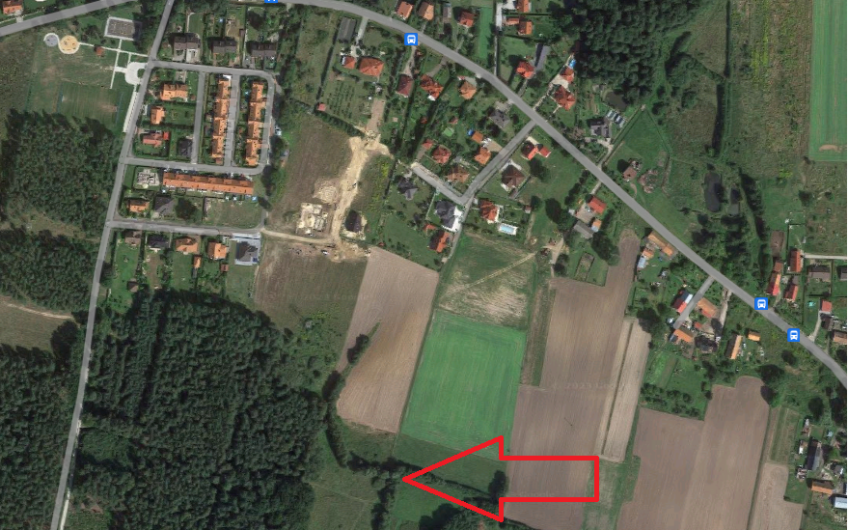 Działka inwestycyjna Gorzyca gm. Lubin