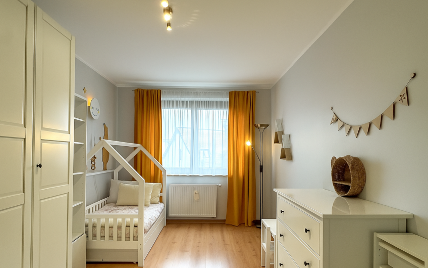 Mieszkanie na nowym osiedlu, z miejscem postojowym w garażu